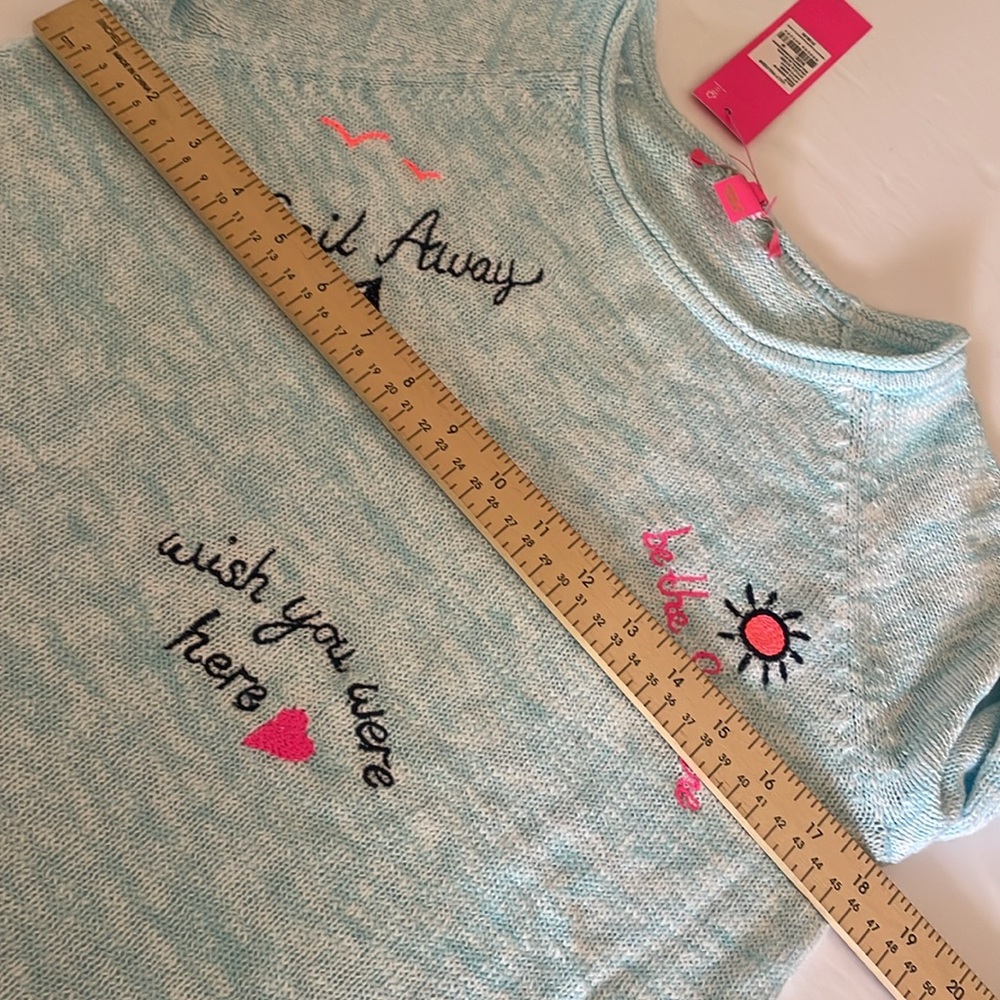 Lilly Pulitzer Sweater Celestial Blue Sailabration Sweater - Picture 9 of 14